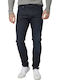 Piers Men's Jeans Pants Elastic with Slim Fit Navy Blue