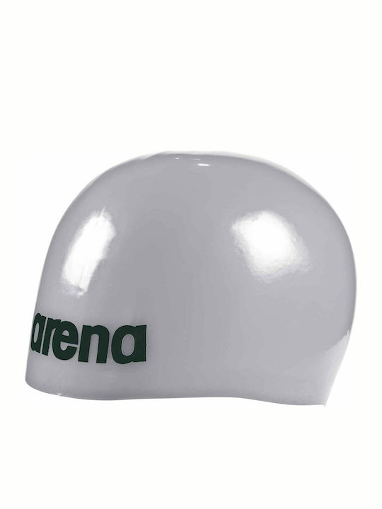 Arena Moulded Pro II Silicone Adults Swimming Cap Silver