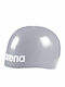 Arena Moulded Pro II Silicone Adults Swimming Cap Silver