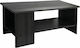 Rectangular Wooden Coffee Table Black L100xW48xH42cm