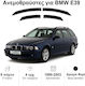 Heko Satz Windabweiser Vordere und Hintere Dark Fime für BMW E39 4Stück