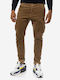 Brokers Jeans Men's Trousers Cargo Elastic Brown