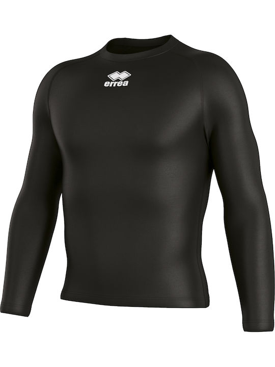 Errea Daris Herren Thermo Langarmshirt Kompression Schwarz