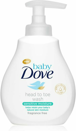 Dove Head To Toe Wash Sensitive Moisture 400ml με Αντλία