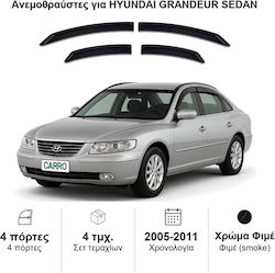 Heko Комплект Автомобилни Ветробрани Отпред И Отзад Тъмно Фими За Hyundai Grandeur 4 Бройки 17254