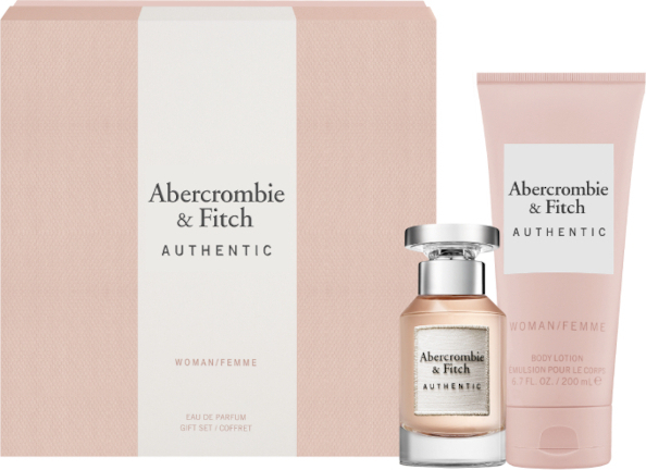 Abercrombie & Fitch Authentic Women Eau De Parfum 50ml & Body Lotion ...