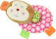 Lorelli Rattle Μαϊμουδίτσα for 0++ Months Pink