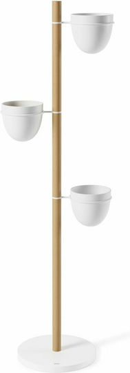 Umbra Suport de plante Lemn Alb 44bucx44.5bucx144buccm.