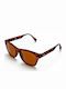Mohiti In Motion TR117 Women's Sunglasses with Brown Tartaruga Plastic Frame and Brown Polarized Lens