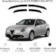 Heko Комплект Ветробрани Dark Fime за Alfa Romeo Джулиета 4бр
