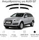 Heko Set deflectoare de vânt Dark Fime pentru Audi Q7 4buc