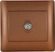 Elmark Rhyme TV-Buchse Antenne in Braun Farbe 1...