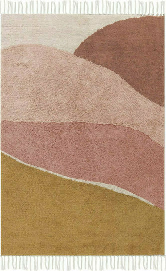 Little Dutch Horizon Παιδικό Χαλί Βαμβακερό Ροζ 90x130cm