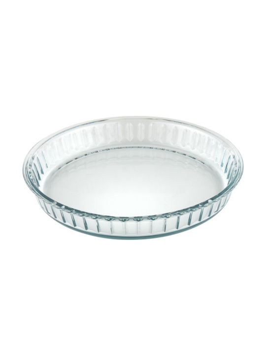 Simax Glass Round Heat-Resistant Cookware for Tart 1700ml