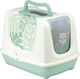Moderna Trendy Cat Jumbo Cat Toilet Closed with Filter Green L57.3 x W43.8 x H44.4cm