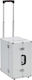 vidaXL Kosmetikkoffer Räder Silber H27xW47xL39cm