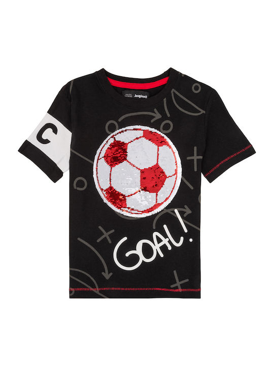 Παιδικό T-shirt Μαύρο T-Shirt Manolo
