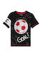 Παιδικό T-shirt Μαύρο T-Shirt Manolo