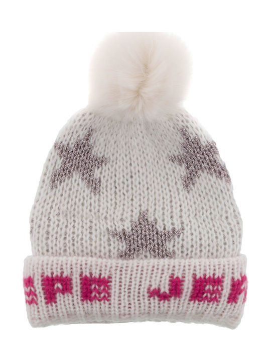 Pepe Jeans Luxy Kids Beanie Knitted White