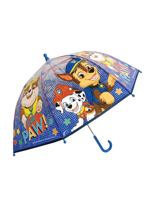 Kids Curved Handle Umbrella with Diameter 45cm Multicolour