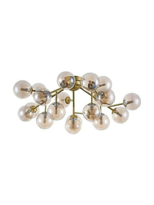 Maytoni Dallas Modern Metal Ceiling Light with Socket G9 75pcs Gold