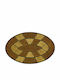 Sdim Entrance Mat Oval made of Coir with Anti-slip Backing Indian 002 Oval 60x90cm