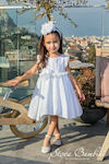 Stova Bambini White Baptism Outfit with Hair Accessories & Dress 2pcs