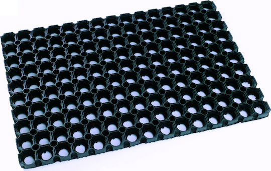 Sdim Входен Килим от Каучук Domino Черен 40x60см 350-4060 Черен