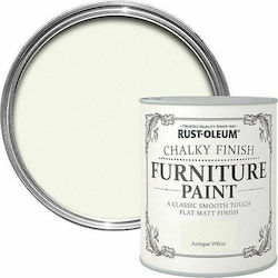 Rust-Oleum Боядисване За Мебели С Кредов Финиш Цвят Креда Антично Бяло 125мл