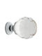 Zogometal 56 Knob Furniture made of Crystal Asfour Crystal / Chrome D30mm 56 1pcs