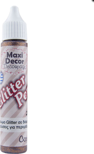 Maxi Decor Stilou Glitter Maro 28ml