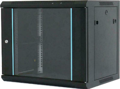 Powertech Επιδαπέδια Καμπίνα Rack 9U 60x45x50cm Μαύρο NETW-0001