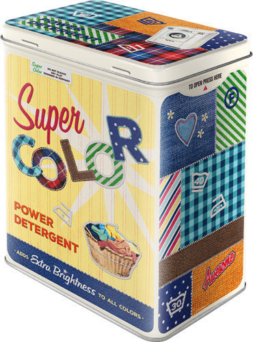 Nostalgic Art Super Color General Use Food Jar with Lid Metallic Beige 10x14x20cm