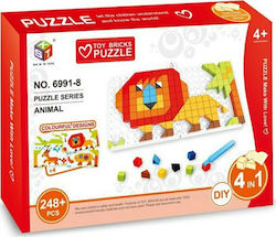 Colorful Puzzles with Animals for 4+ Years 248pcs