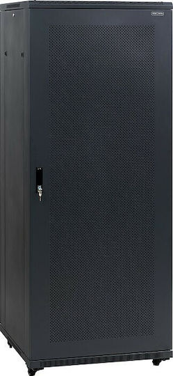 Central Boden Rack-Schrank 27U 60x60x140cm Schwarz 9900 1 600 27/C2