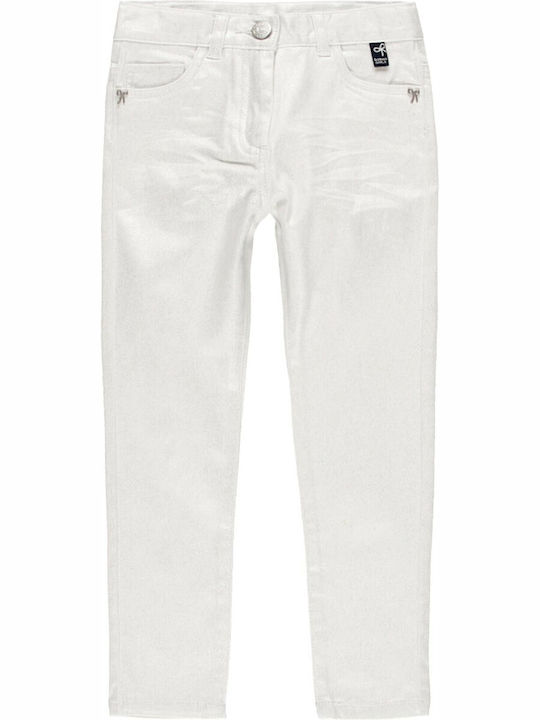 Boboli Girls Fabric Trouser Παντελόνι Silver