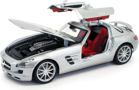 Maisto SLS Silver Metallic Special Edition Toy Car 1:18 for 3+ years+ Years 31389