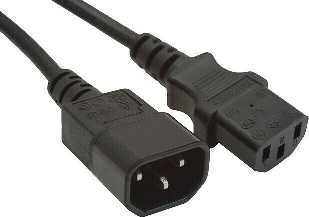 Cablexpert IEC C13 - IEC C14 Cable 2m Μαύρο (GM-0189) - Skroutz.gr