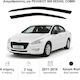 Heko Set deflectoare de vânt Dark Fime pentru Peugeot 508 2buc