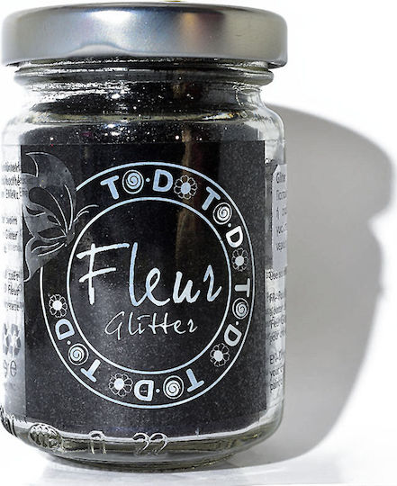 Fleur Χρυσόσκονη Glitter Μαύρη 90gr