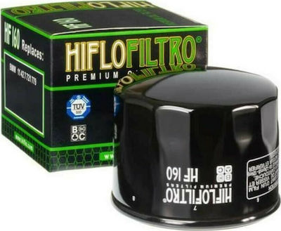 Hiflofiltro HF160 Φίλτρο Λαδιού Μοτοσυκλέτας για BMW F650GS/F800 GS '08-'12/R1200 GS Adventure '14-'16