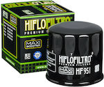 Hiflofiltro HF951 Φίλτρο Λαδιού Μοτοσυκλέτας για Honda FJS 600 Silverwing 01'-10'/Forza 250X 08'-11'/SH 300ie 07'-16' SH 300