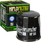 Hiflofiltro HF303 Φίλτρο Λαδιού Μοτοσυκλέτας για Honda/Yamaha/Kawasaki Versys 650