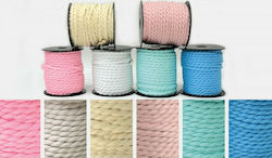 Lace Cotton Round 5mm x 20m (Various Colors)