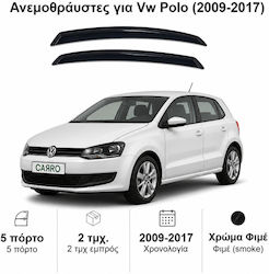 Heko Комплект Автомобилни Ветробрани Предни Тъмно Фимени За Фолксваген Поло 5D 2009/Polo Cross 2 Бройки 31177