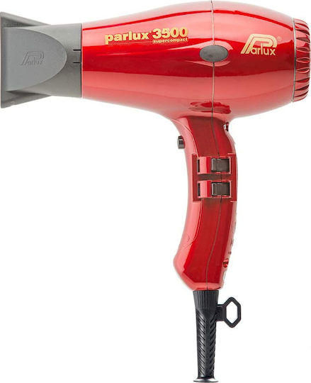 Parlux 3500 Supercompact Ionic & Ceramic Profesional Uscător de Păr 2000W Red