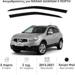 Heko Σετ Ανεμοθραύστες Μπροστινοί Σκούρο Φιμέ για Nissan Qashqai 2τμχ 24285 Heko Σετ Ανεμοθραύστες Μπροστινοί Σκούρο Φιμέ για Nissan Qashqai 2τμχ 24285