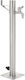 vidaXL Decorative Faucet Garden Stainless Steel Floor Round 65cm 65cmx65cm 45457