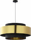 TK Lighting Lustră Negru cu Dulie E27