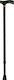 Alfa Care Walking Stick Black AC-846